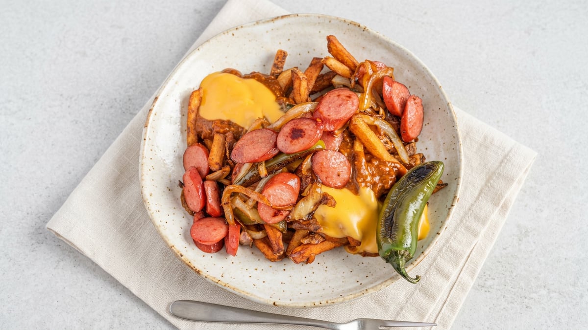 Loaded Fries from Space City Hotdogs in Magnolia, TX